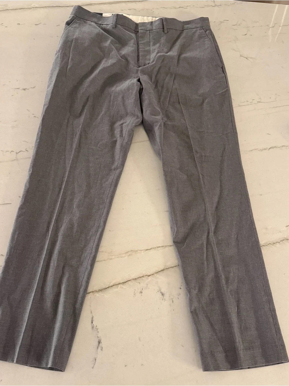 J.CREW Bedford Flex Men's 36x32 Gray Fit Chino Pants NWT Tapered Fit
